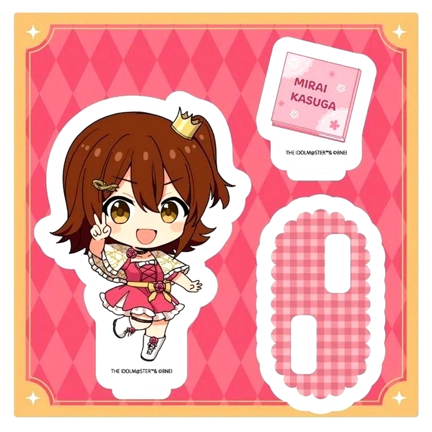 Mirai Kasuga Fairy Tale Mini Character Illustration Acrylic Stand Plate The Idolmaster Million Live! Yumeiro Marchen Wonder Pop Up Shop [USED]