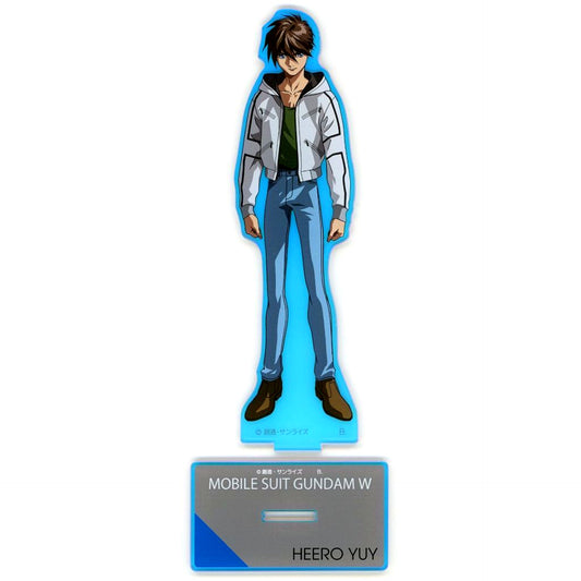 Heero Yuy Mobile Suit Gundam Wing Aurora Big Acrylic Stand [USED]