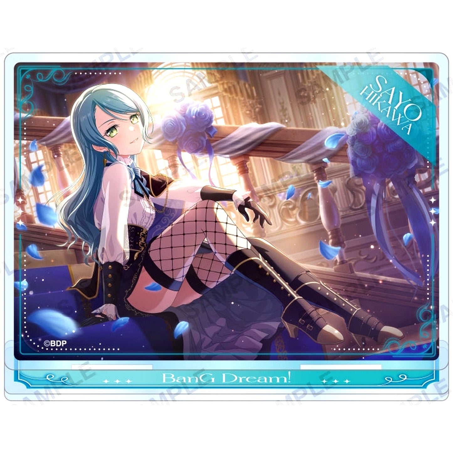 Sayo Hikawa BanG Dream! Girls Band Party! Roselia Plate Acrylic Stand Vol. 1 [USED]
