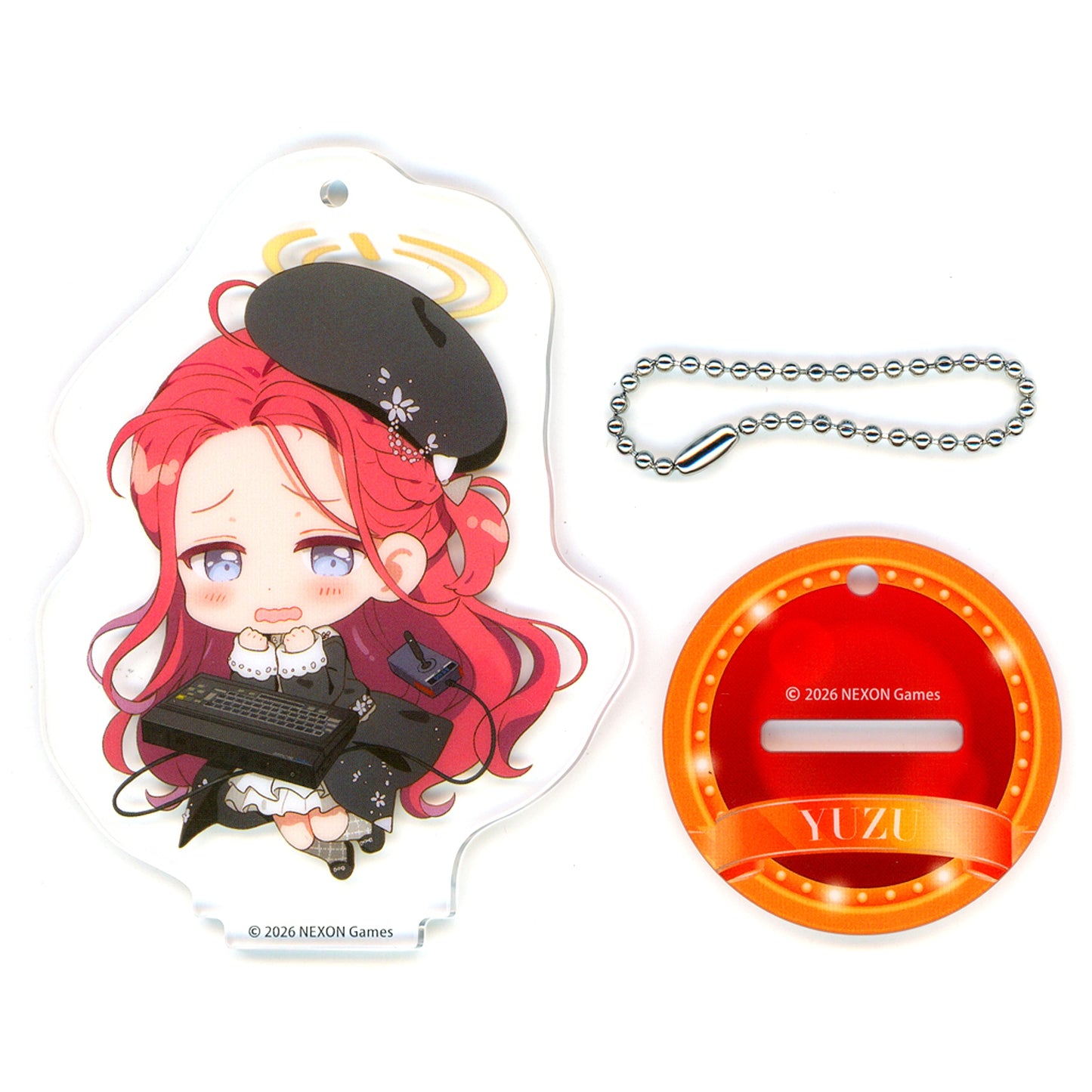 Yuzu Hanaoka D Prize Blue Archive Acrylic Keychain Stand Sega Lucky Kuji [USED]