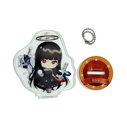 Rio Tsukatsuki D Prize Blue Archive Acrylic Keychain Stand Sega Lucky Kuji [USED]