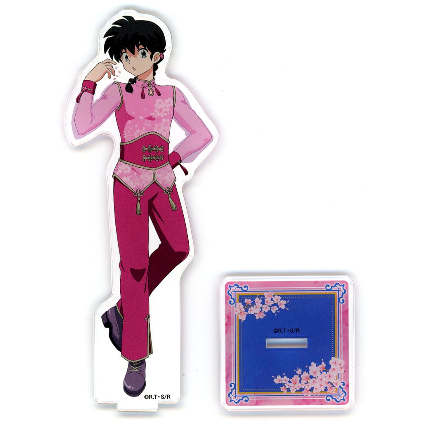 Ranma Saotome Male D Prize Ranma 1/2 WEB Kuji Vol. 2 Hanagoromo Style Acrylic Stand [USED]