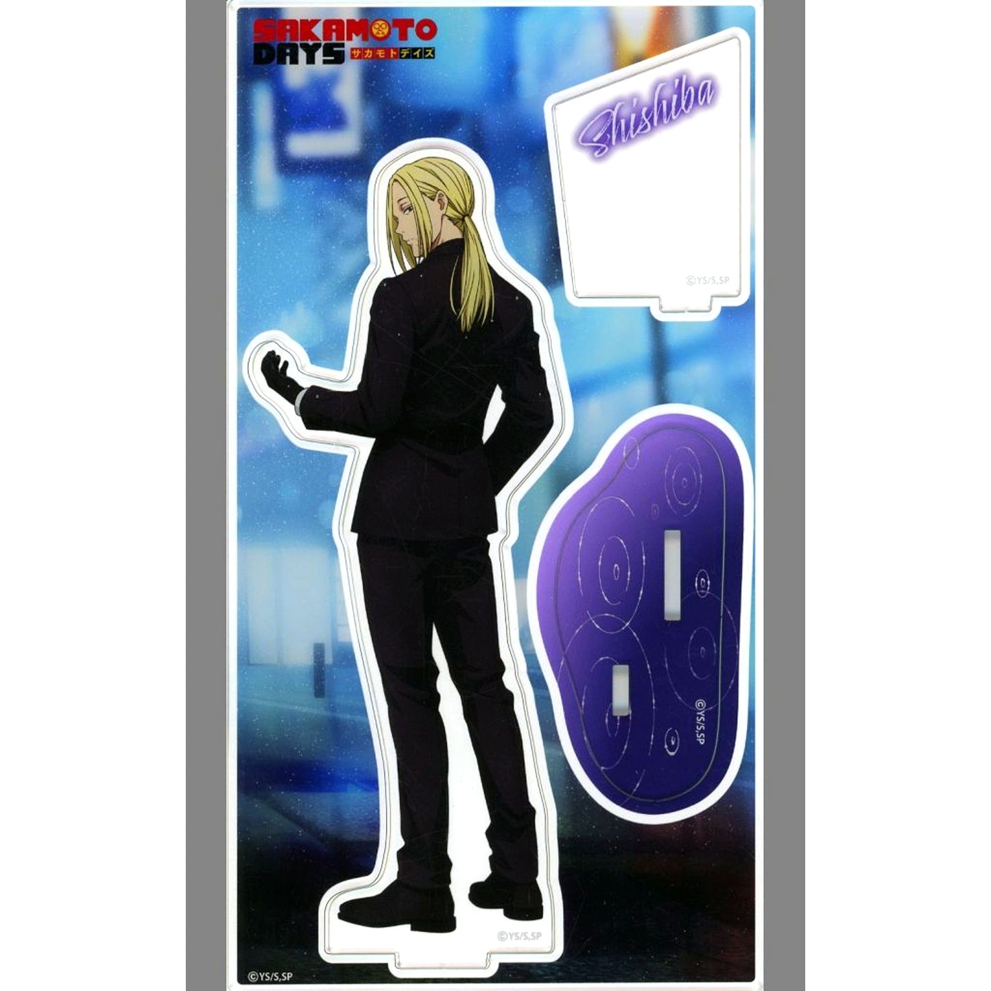 Shishiba Illustration Acrylic Stand - Night Rain Sakamoto Days Sakamoto Days Plaza Limited [USED]