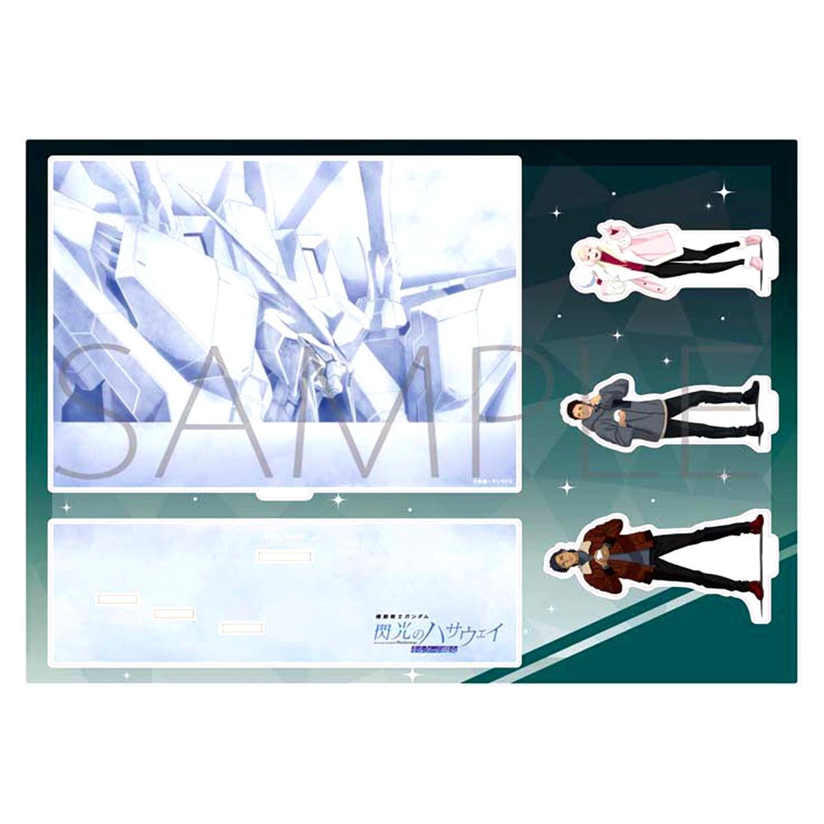 Group Mobile Suit Gundam Hathaway Witch of Circe Snow Festival Acrylic Diorama [USED]