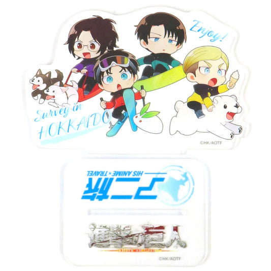 Group (Hokkaido) Acrylic Stand Ani-Tabi x Attack on Titan Hokkaido Investigation Early Pre-Order Bonus [USED]