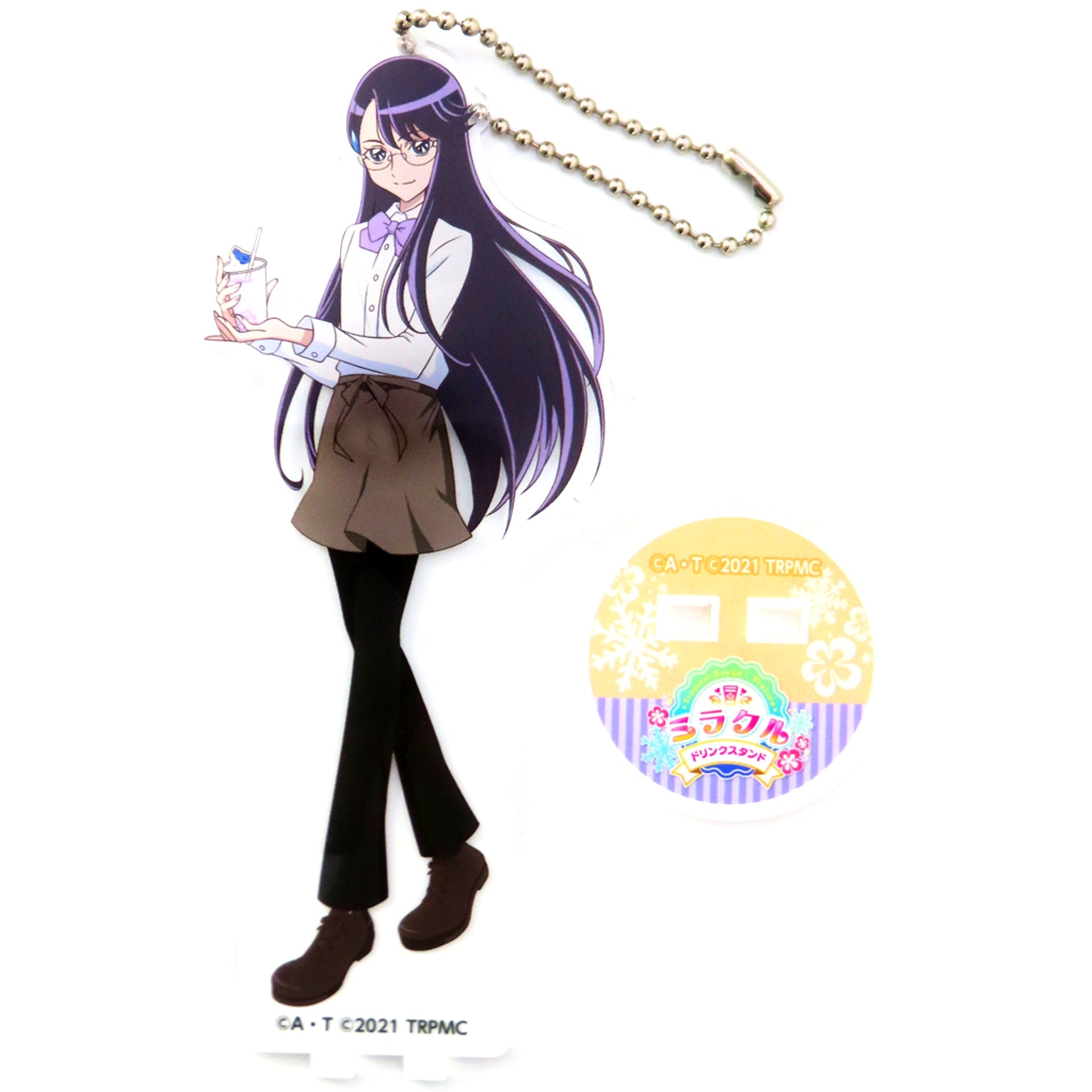 Yuri Tsukikage Precure Pretty Store Mini x Miracle Drink Stand x animate cafe Acrylic Stand Keychain [USED]