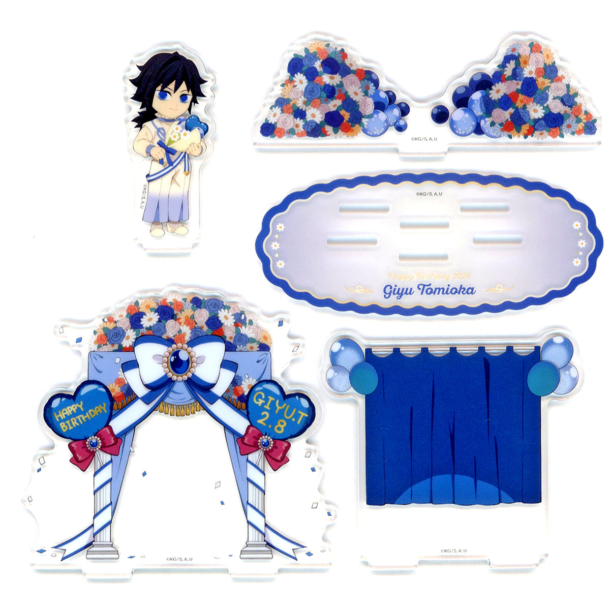 Giyu Tomioka Diorama Acrylic Stand Demon Slayer: Kimetsu no Yaiba ufotable Cafe x Machi Asobi Cafe Giyu Tomioka Birthday Festival 2026 [USED]