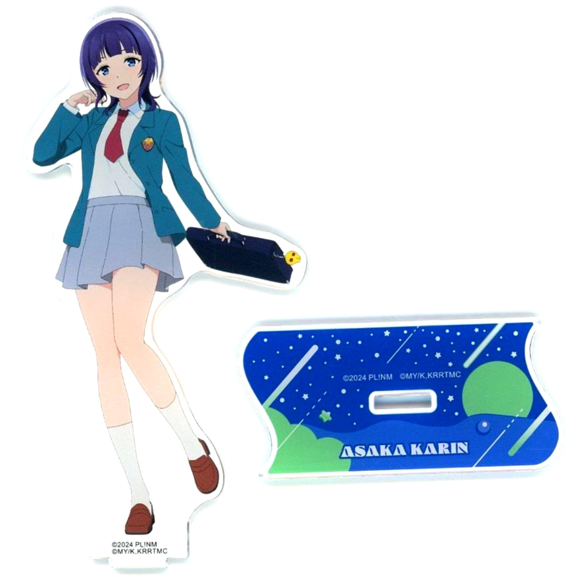 Karin Asaka Acrylic Stand Love Live! Nijigasaki High School Idol Club x New Theater Version Keroro Platoon Resurrection Emergency Earth Destruction Crisis [USED]