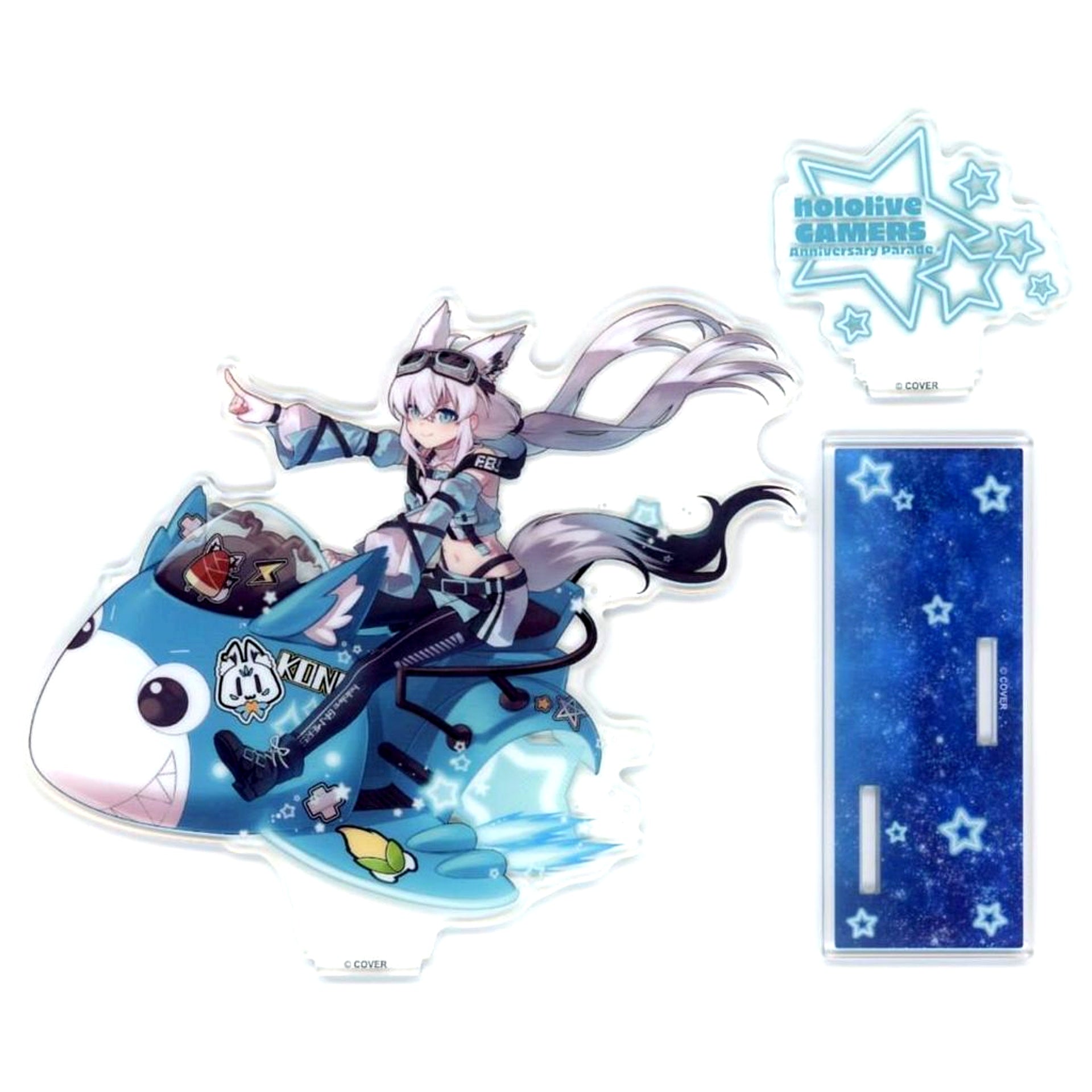 Shirakami Fubuki Acrylic Stand Virtual YouTuber hololive GAMERS Anniversary Parade [USED]