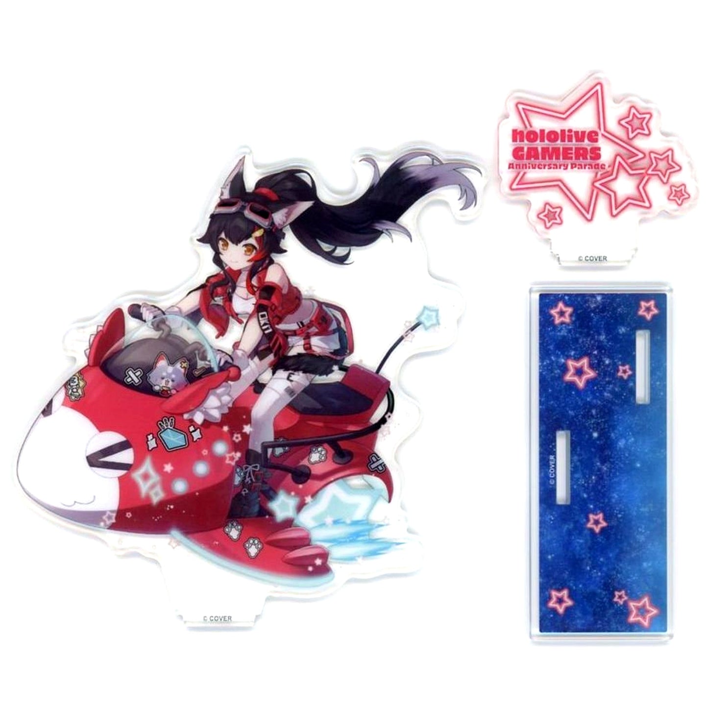 Ookami Mio Acrylic Stand Virtual YouTuber hololive GAMERS Anniversary Parade [USED]