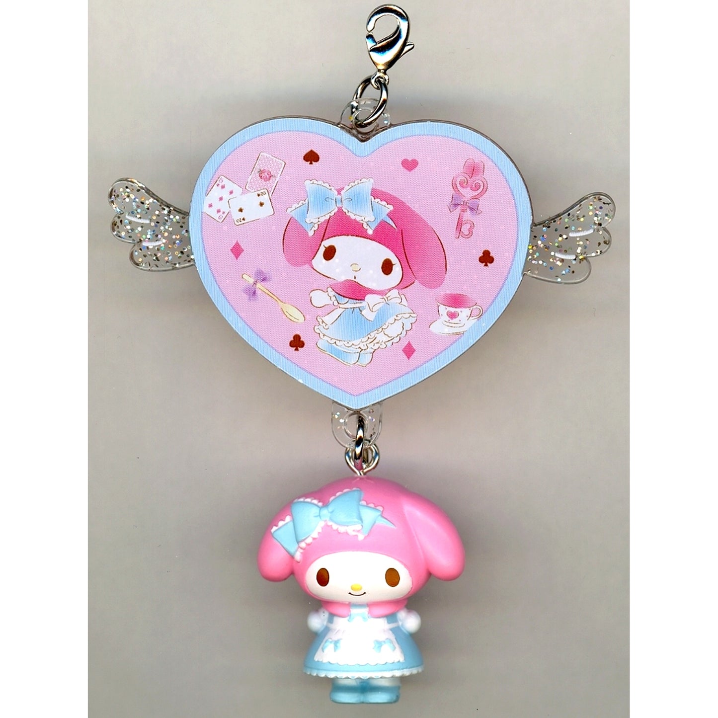 My Melody Light Blue Apron Dress Sanrio Characters My Melody 50th & Kuromi 20th Anniversary Secret Charm History A Theme Store Limited [USED]