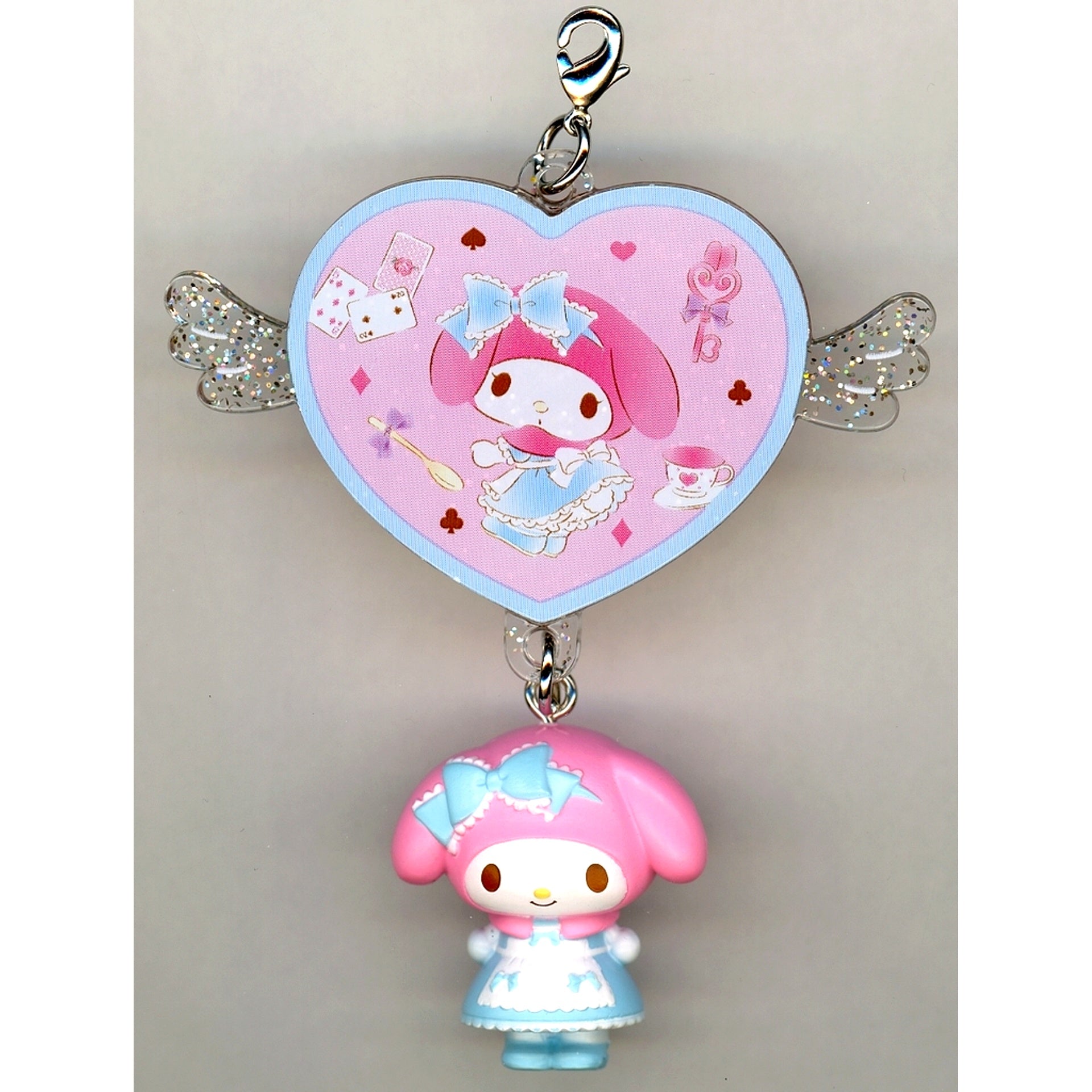 My Melody Light Blue Apron Dress Sanrio Characters My Melody 50th & Kuromi 20th Anniversary Secret Charm History A Theme Store Limited [USED]