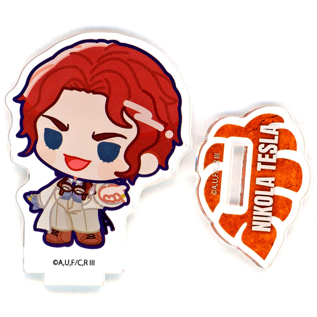 Nikola Tesla Mini Character Acrylic Stand Record of Ragnarok III Kuji Cliffe C-4 Prize [USED]
