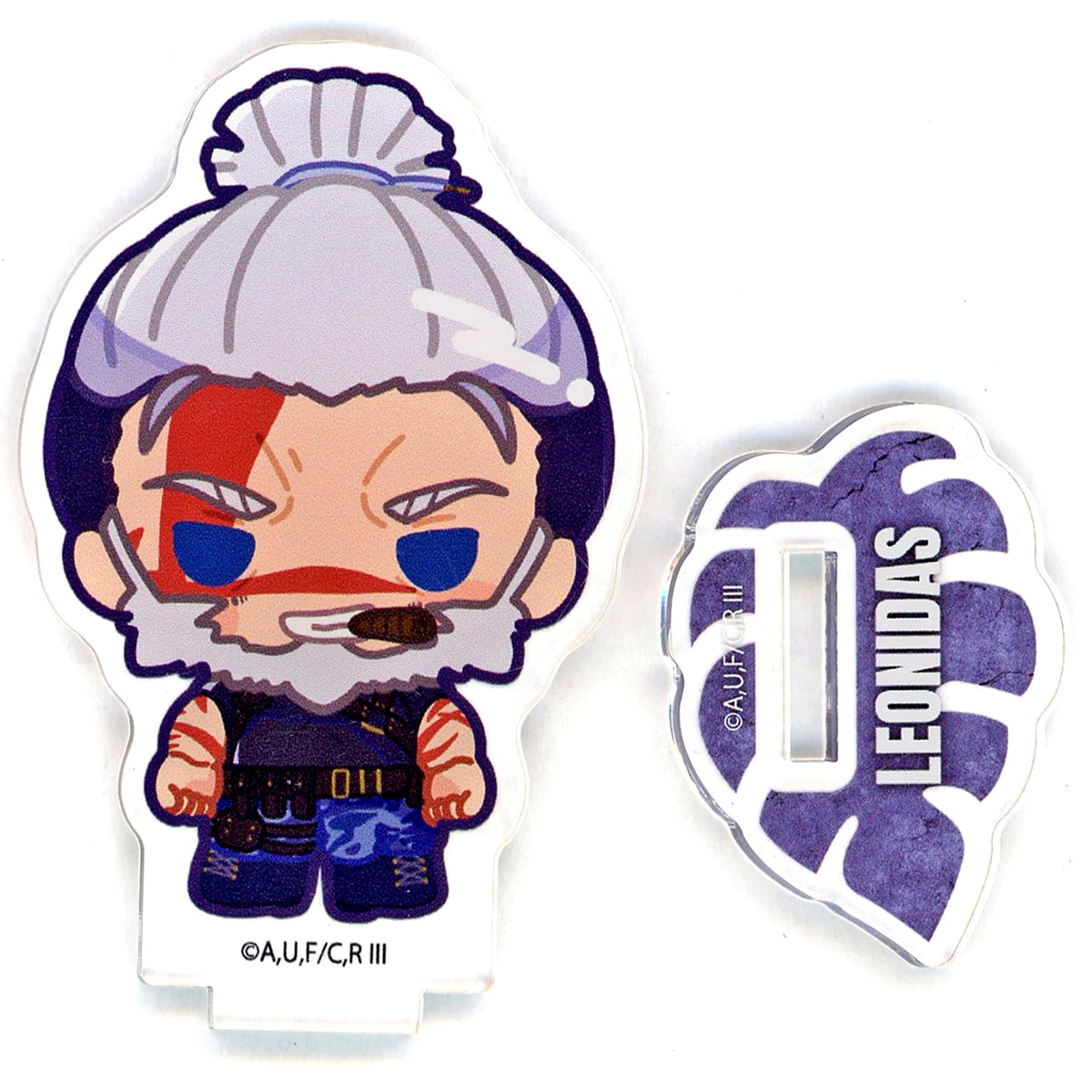 Leonidas Mini Character Acrylic Stand Record of Ragnarok III Kuji Cliffe C-6 Prize [USED]