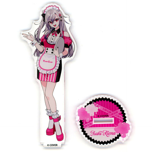 Isaki Riona Life-size Acrylic Stand Cafe Ver. Virtual YouTuber Hololive FLOW GLOW TOWER RECORDS CAFE Spring has come [USED]