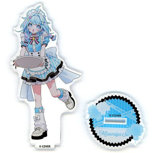 Mizumiya Su Cafe Ver. Full Body Acrylic Stand Virtual YouTuber hololive FLOW GLOW x TOWER RECORDS CAFE Spring has come [USED]