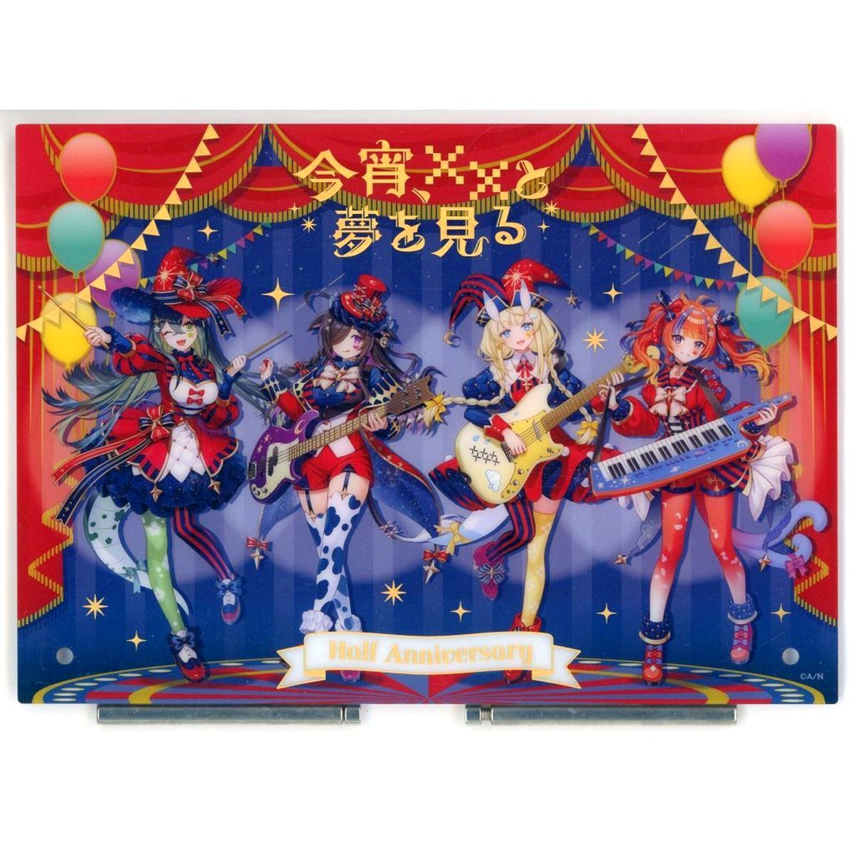Tonight We Dream with XX Foil Acrylic Panel Virtual YouTuber Nijisanji Tonight We Dream with XX Half Anniversary [USED]