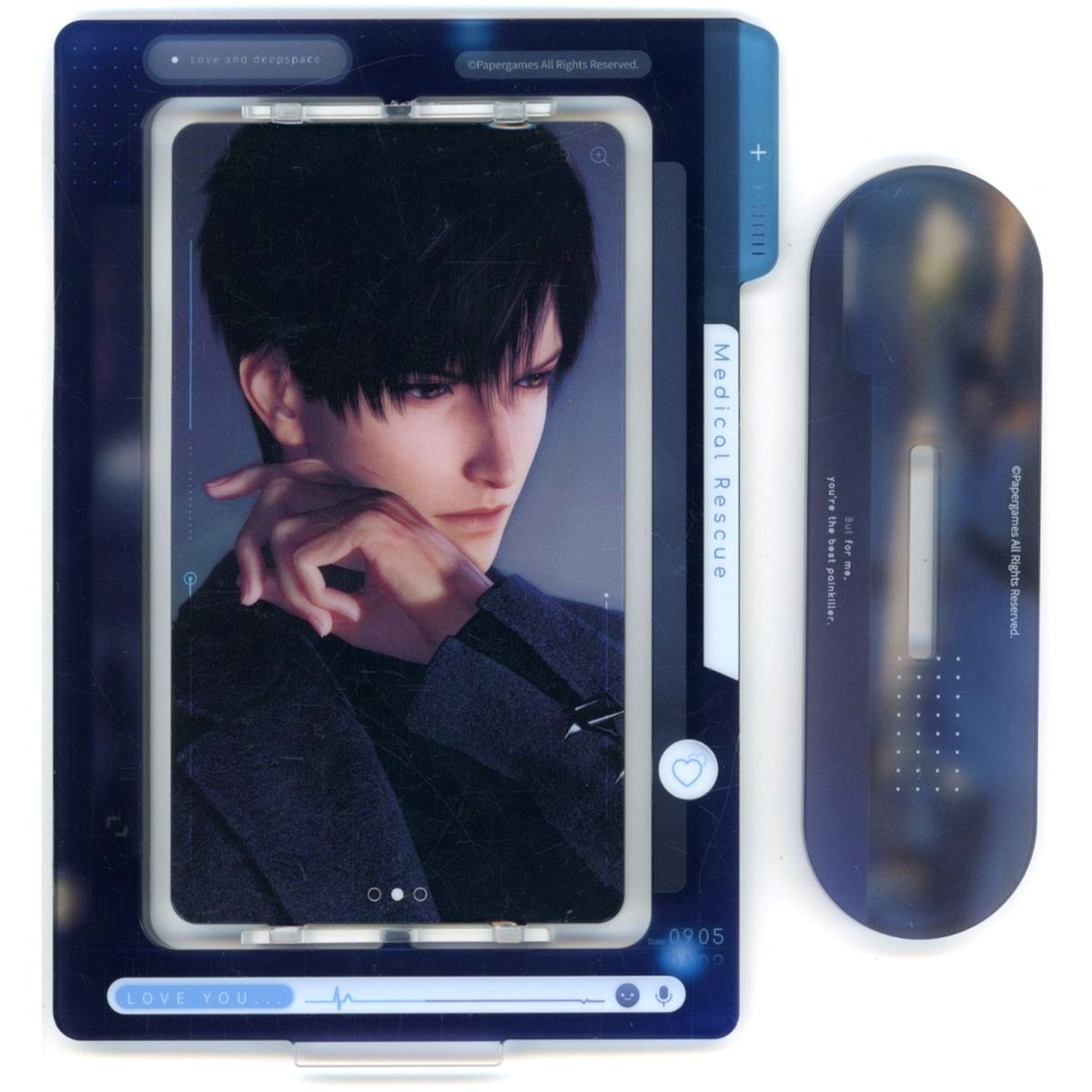 Rei Love and Deepspace Xin Yu Qing Su Series Rotating Acrylic Stand [USED]