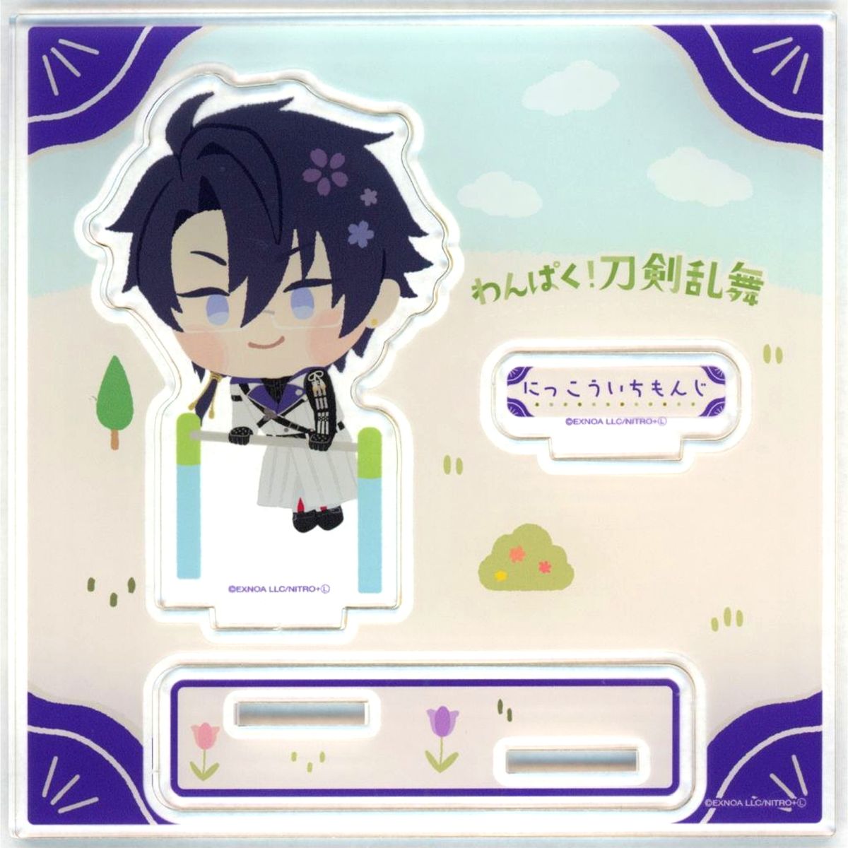 Nikkou Ichimonji Wanpaku! Touken Ranbu DMM Scratch! Acrylic Stand Everyone Together Wanpaku Time Scratch Round 3 C-10 Prize [USED]
