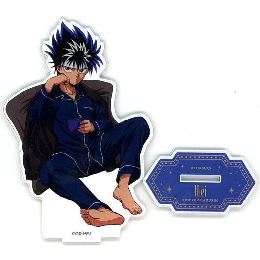 Hiei Acrylic Stand DMM Scratch! TV Anime Yu Yu Hakusho Pajama Scratch B-3 Prize [USED]