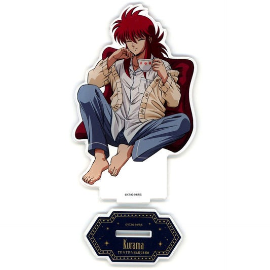 Kurama Expression Difference Acrylic Stand DMM Scratch! TV Anime Yu Yu Hakusho Pajama Scratch W Chance Prize Vol.4 [USED]