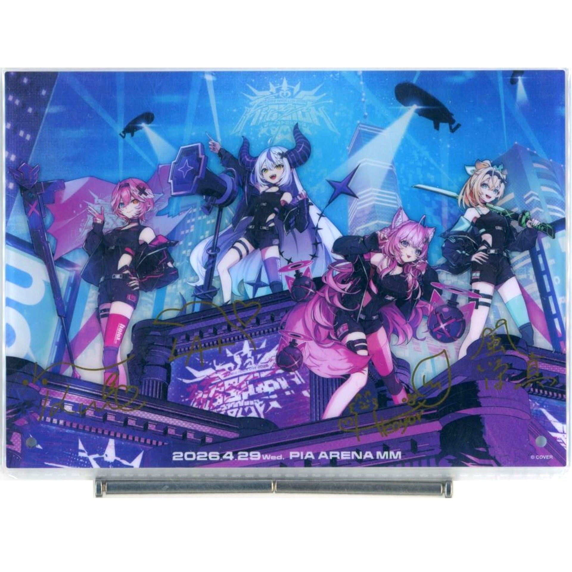 Secret Society holoX Acrylic Panel Virtual YouTuber hololive Secret Society holoX Live 2026 First MISSION [USED]