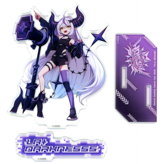 La+ Darknesss Acrylic Stand Virtual YouTuber hololive Secret Society holoX Live 2026 First MISSION [USED]
