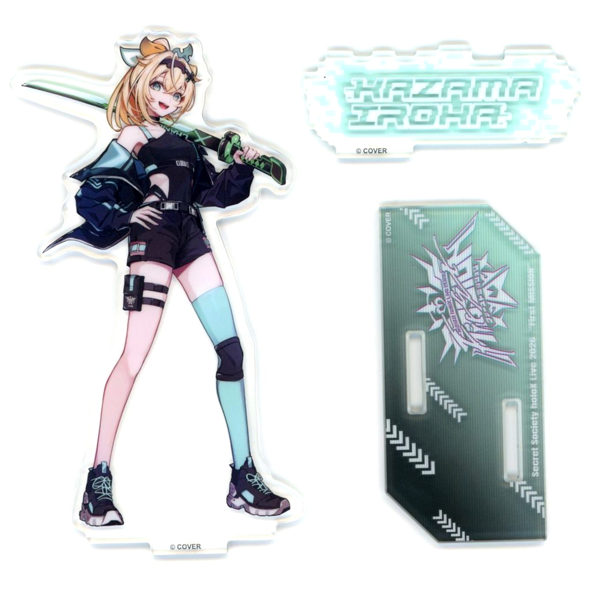 Kazama Iroha Acrylic Stand Virtual YouTuber hololive Secret Society holoX Live 2026 First MISSION [USED]