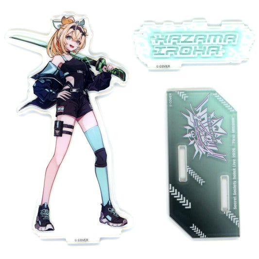 Kazama Iroha Acrylic Stand Virtual YouTuber hololive Secret Society holoX Live 2026 First MISSION [USED]