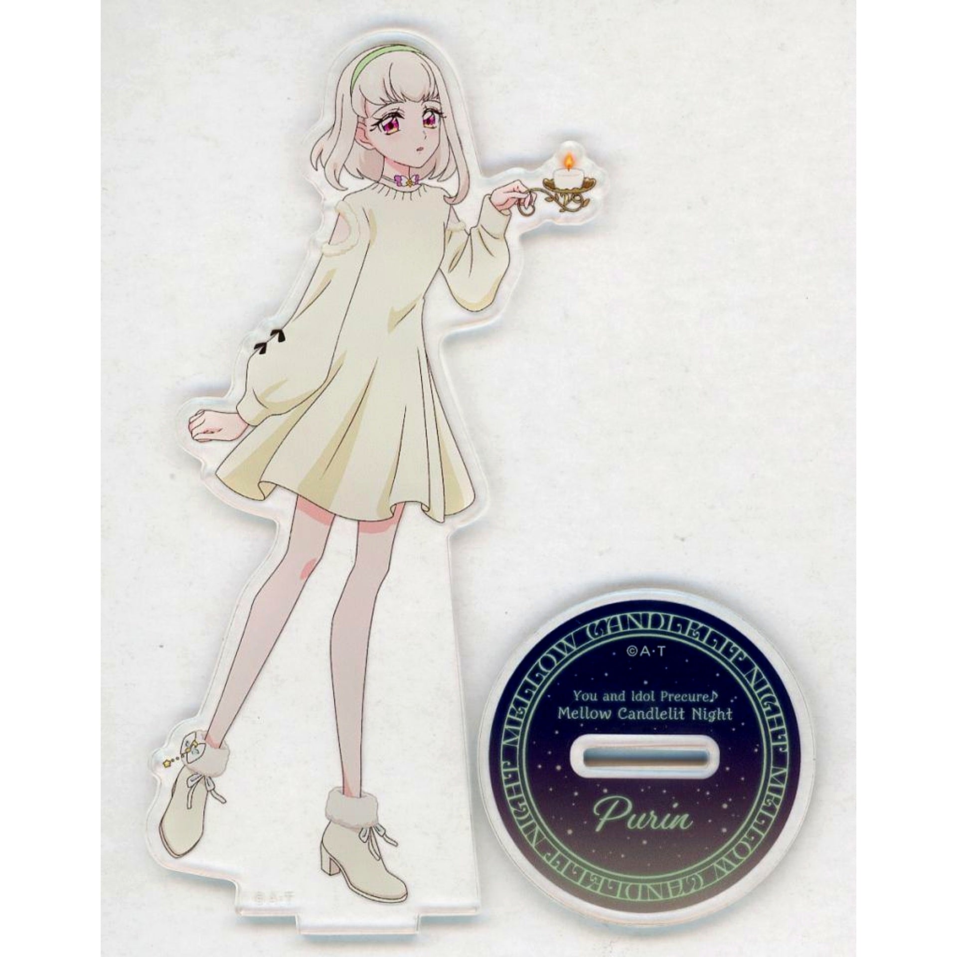 Purin Tanaka Mellow Candlelit Night Kimi to Idol Precure Acrylic Stand [USED]