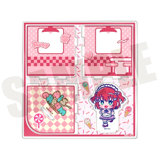 Ruby Kurosawa (AiScReam) A. New Retro Acrylic Diorama Love Live! Series [USED]