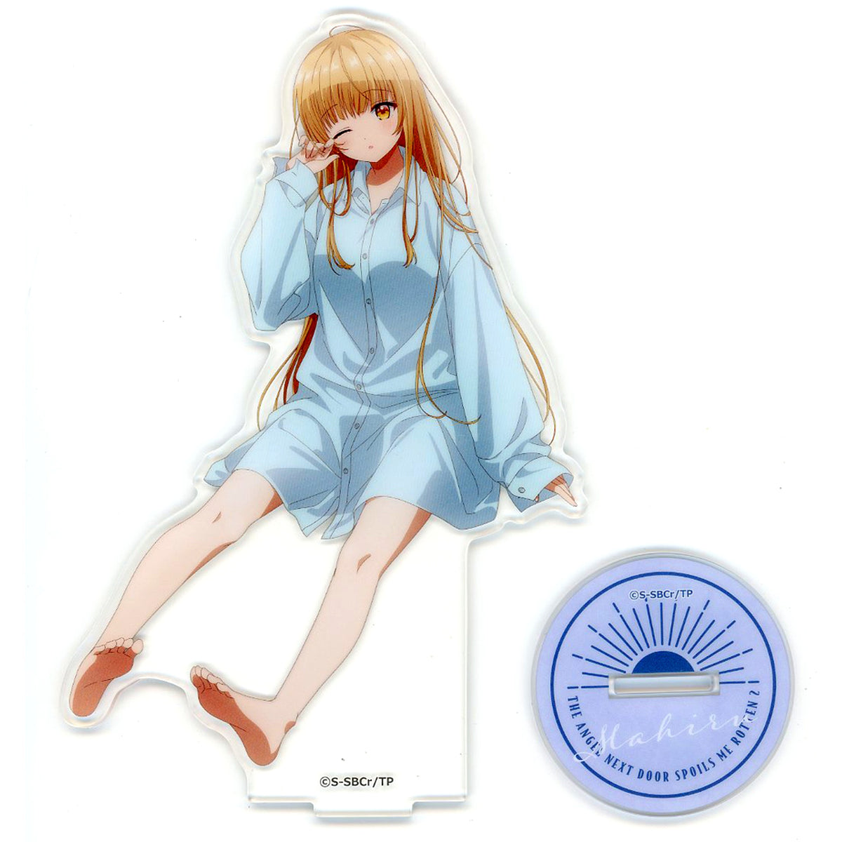 Mahiru Shiina Waking Up Prize D KujiQ The Angel Next Door Spoils Me Rotten 2 Morning Moment Acrylic Stand [USED]