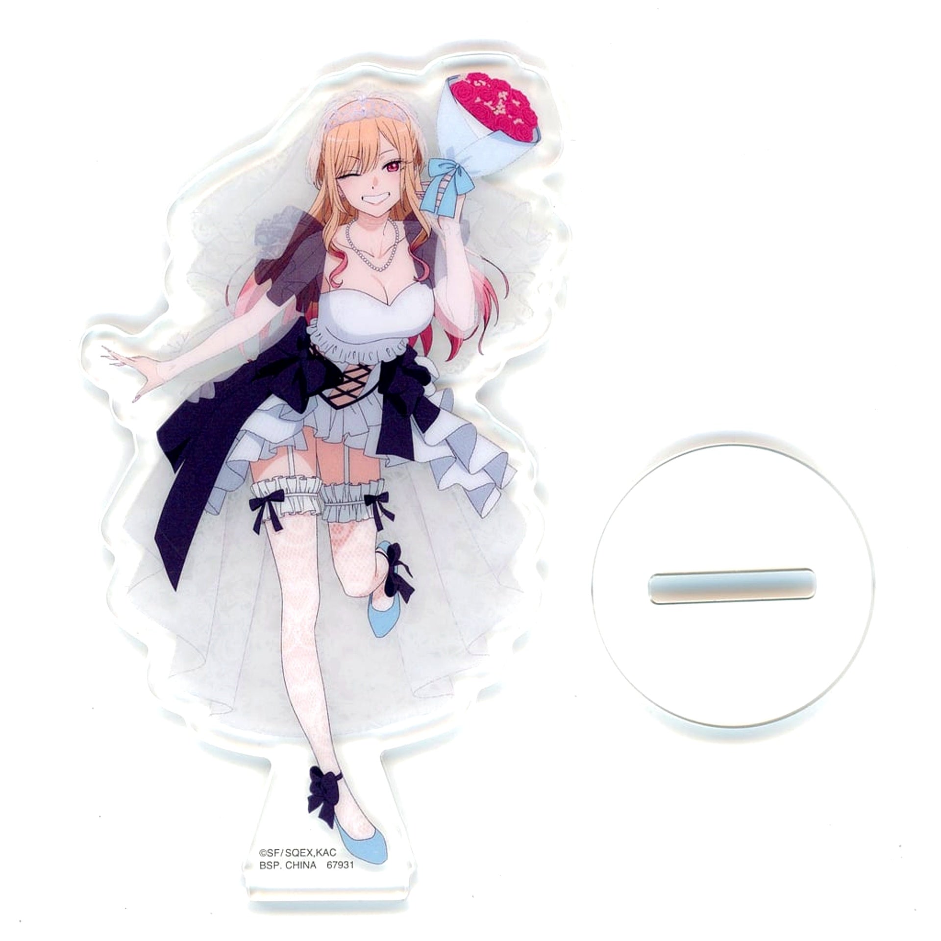 Marin Kitagawa Wedding Ver. Illustration E Prize Ichiban Kuji TV Anime My Dress-Up Darling Season 2 Acrylic Stand [USED]