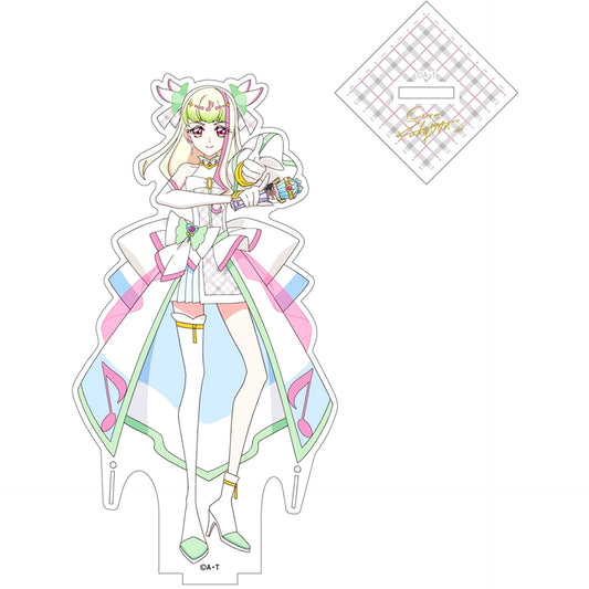 Cure Zukyun Acrylic Stand You and Idol Pretty Cure [USED]
