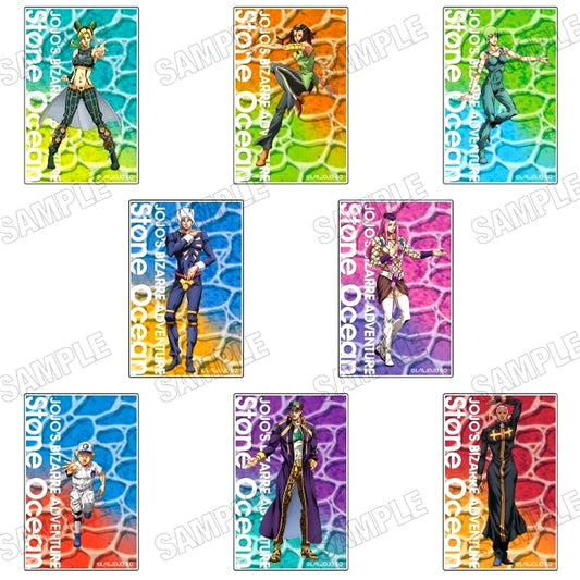 Set of 8 Anime JoJo's Bizarre Adventure Part 6: Stone Ocean Acrylic Block Collection [USED]