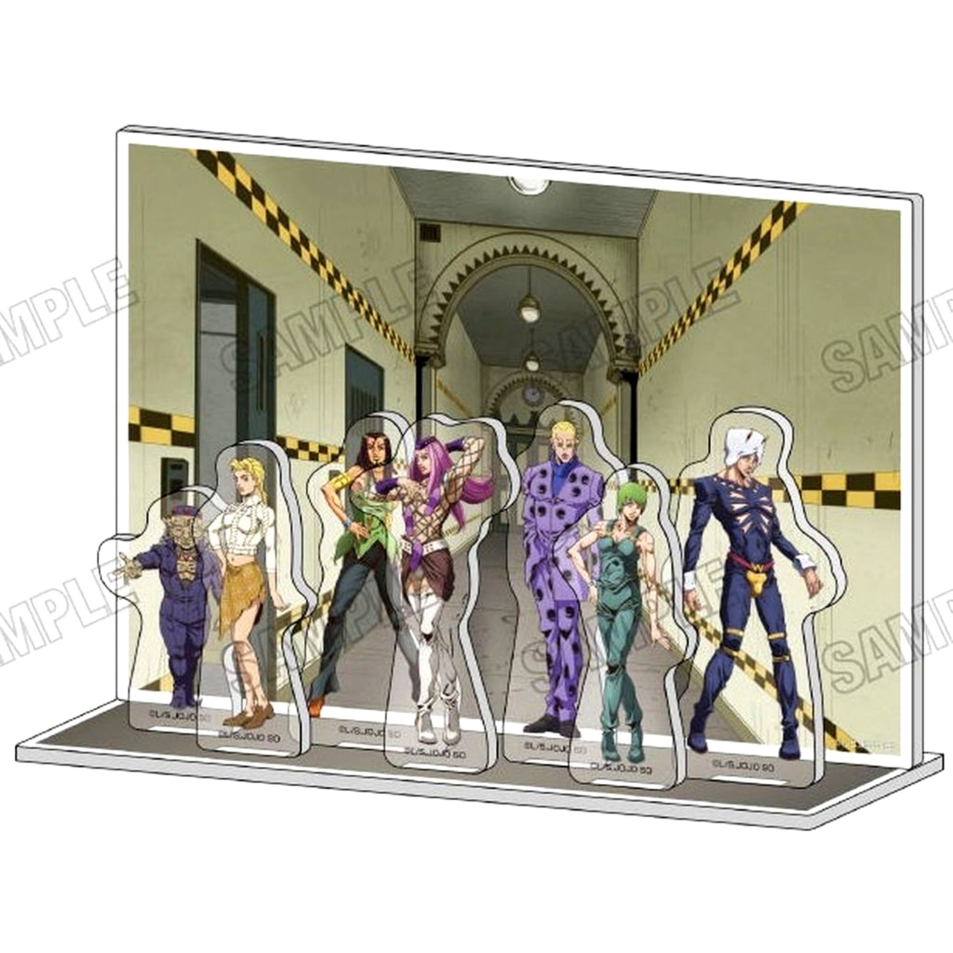 Group 2 Acrylic Diorama RE Anime JoJo's Bizarre Adventure Part 6 Stone Ocean [USED]