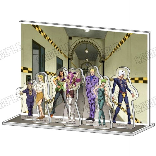 Group 2 Acrylic Diorama RE Anime JoJo's Bizarre Adventure Part 6 Stone Ocean [USED]