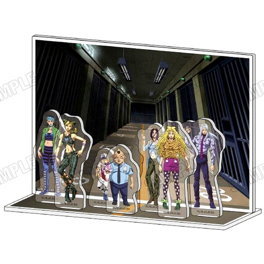 Group 1 Acrylic Diorama RE Anime JoJo's Bizarre Adventure Part 6 Stone Ocean [USED]