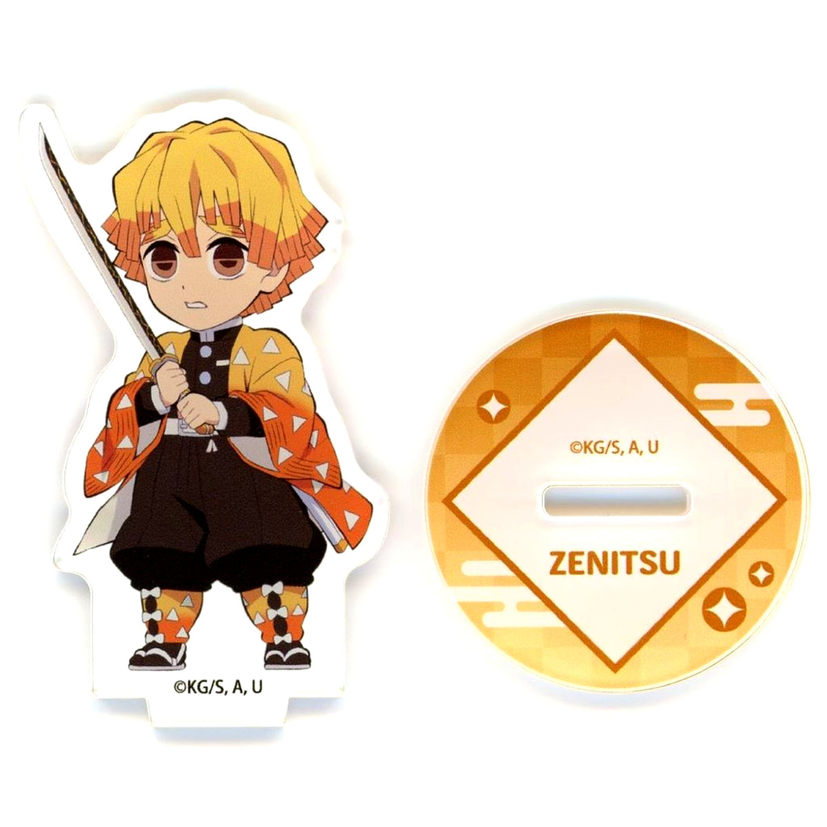 Zenitsu Agatsuma Chibi Acrylic Mascot Demon Slayer: Kimetsu no Yaiba - The Movie: Infinity Castle Part 1: Akaza Returns Theater Limited [USED]