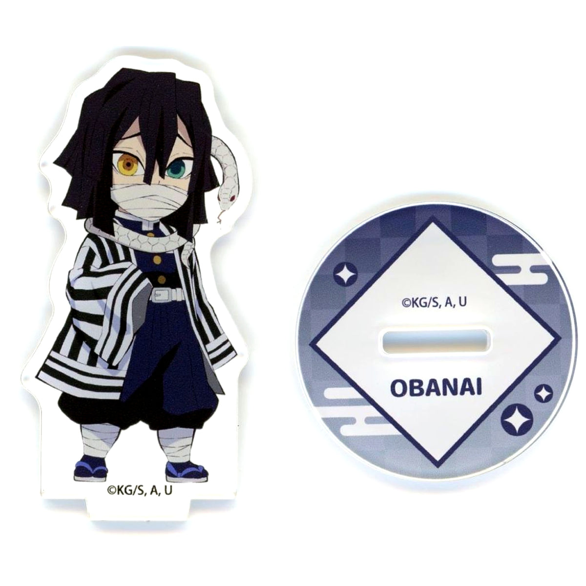 Obanai Iguro Demon Slayer: Kimetsu no Yaiba - The Movie: Infinity Castle Chapter 1: Akaza's Return Chibi Acrylic Mascot Theater Limited [USED]