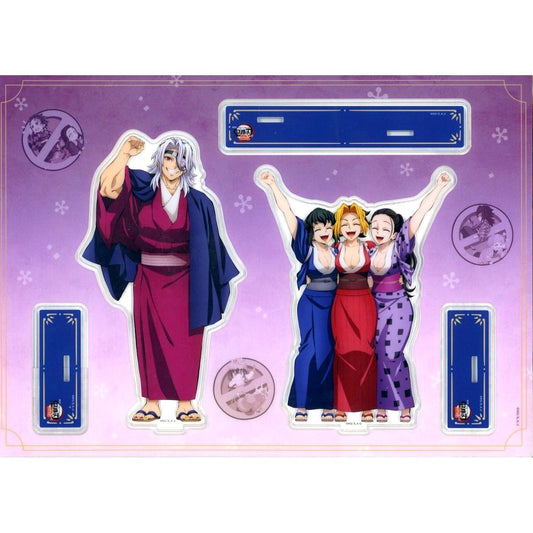 Demon Slayer: Kimetsu no Yaiba - The Movie: Infinity Castle Manner Class Illustration Acrylic Stand Set Theater Limited [USED]