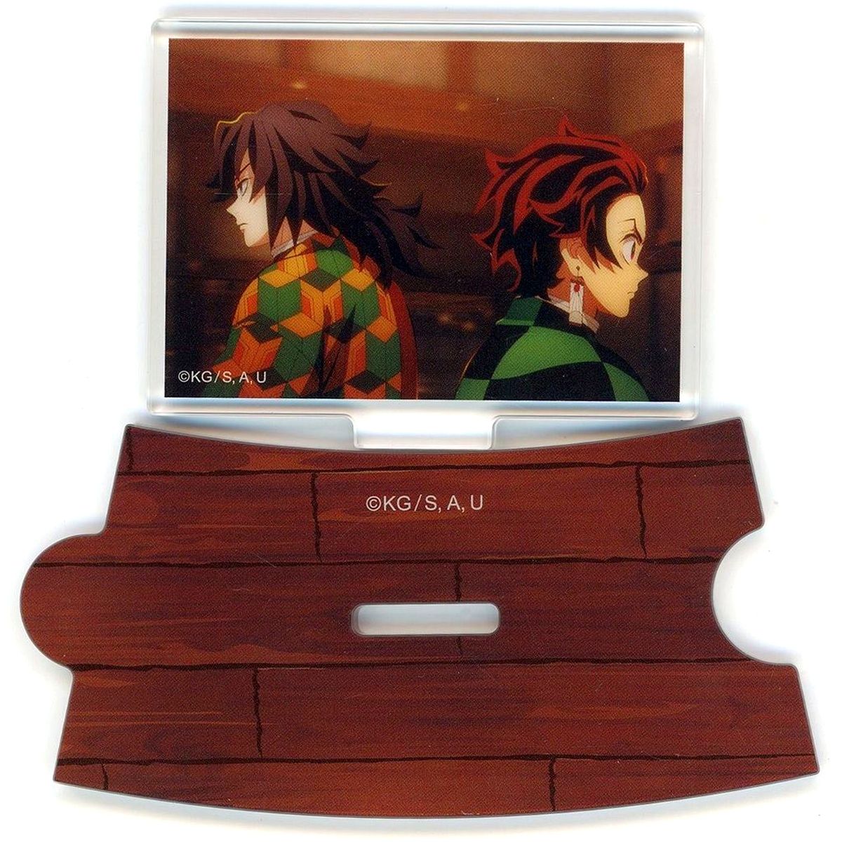 Tanjiro Kamado & Giyu Tomioka Demon Slayer: Kimetsu no Yaiba - The Movie: Infinity Castle Water Breathing Random Mini Acrylic Stand Back to Back Camera Work Center Theater Limited [USED]