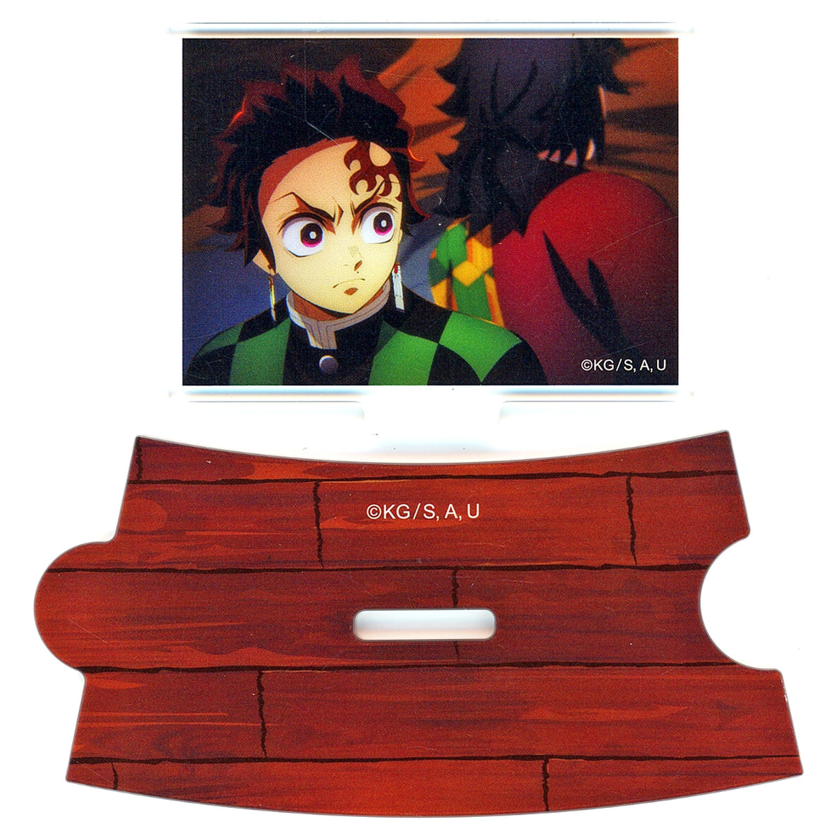 Tanjiro Kamado & Giyu Tomioka Back to Back Diagonal Camera Angle Water Breathing Random Mini Acrylic Stand Demon Slayer: Kimetsu no Yaiba - The Movie: Infinity Castle Part 1: Akaza Returns Theater Limited [USED]