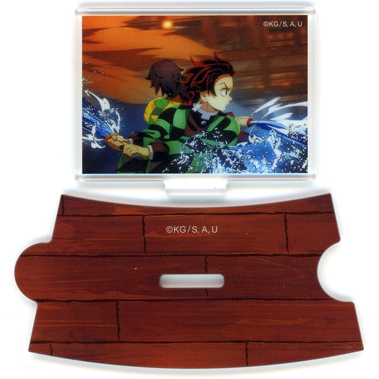 Tanjiro Kamado and Giyu Tomioka Tomioka Back Water Tanjiro Side Water Breathing Random Mini Acrylic Stand Demon Slayer: Kimetsu no Yaiba the Movie: Infinity Castle Chapter 1 Akaza Returns Theater Goods [USED]