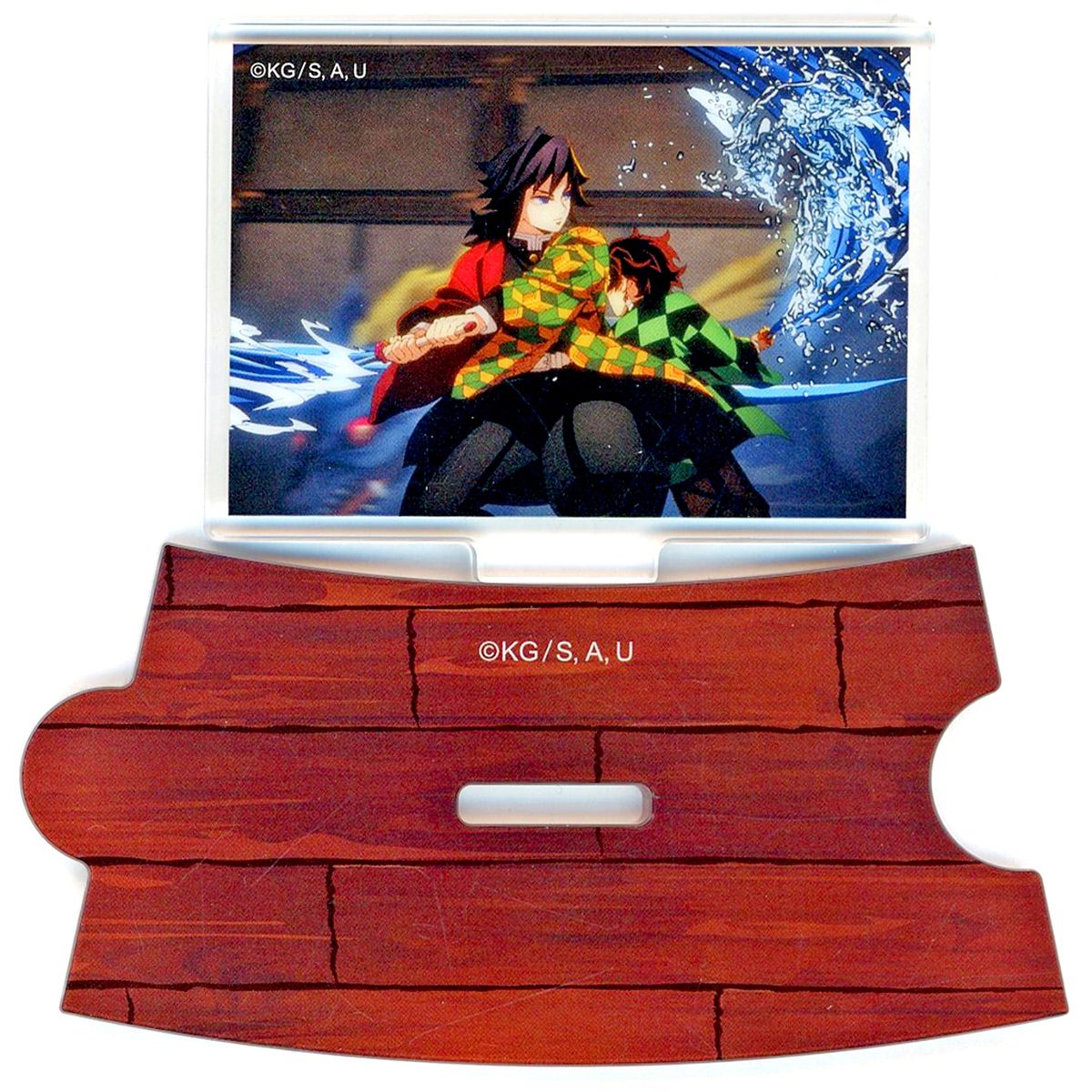 Giyu Tomioka & Tanjiro Kamado Demon Slayer: Kimetsu no Yaiba - The Movie: Infinity Castle Water Breathing Random Mini Acrylic Stand Tanjiro Back View Water Splash Theater Limited [USED]