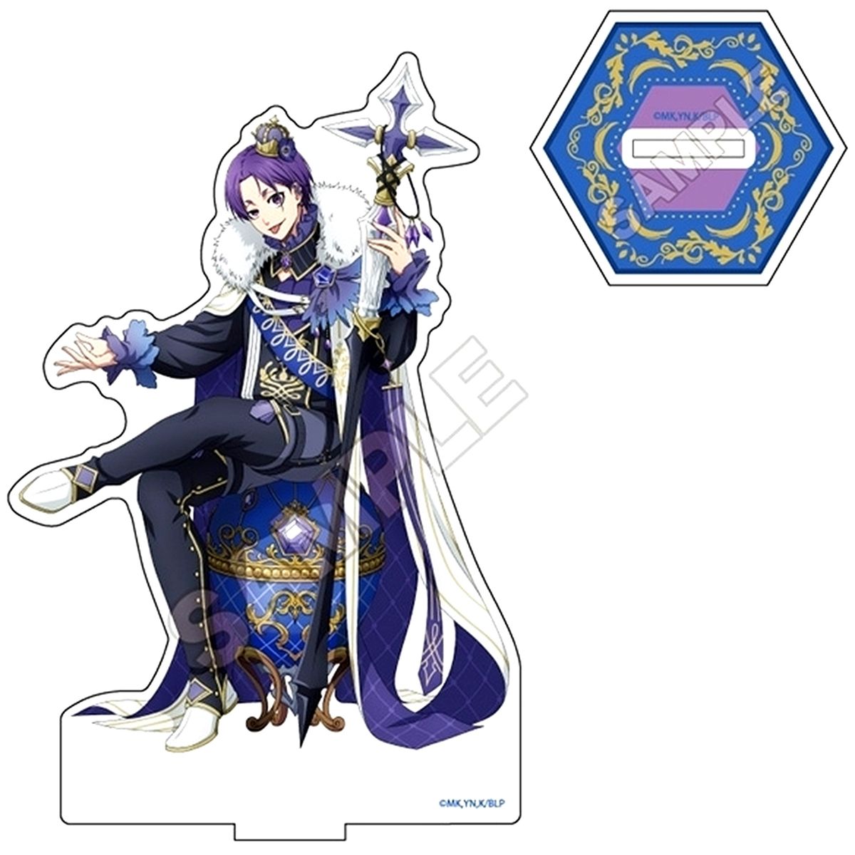 Reo Mikage Imperial Easter Egg Acrylic Stand Blue Lock [USED]