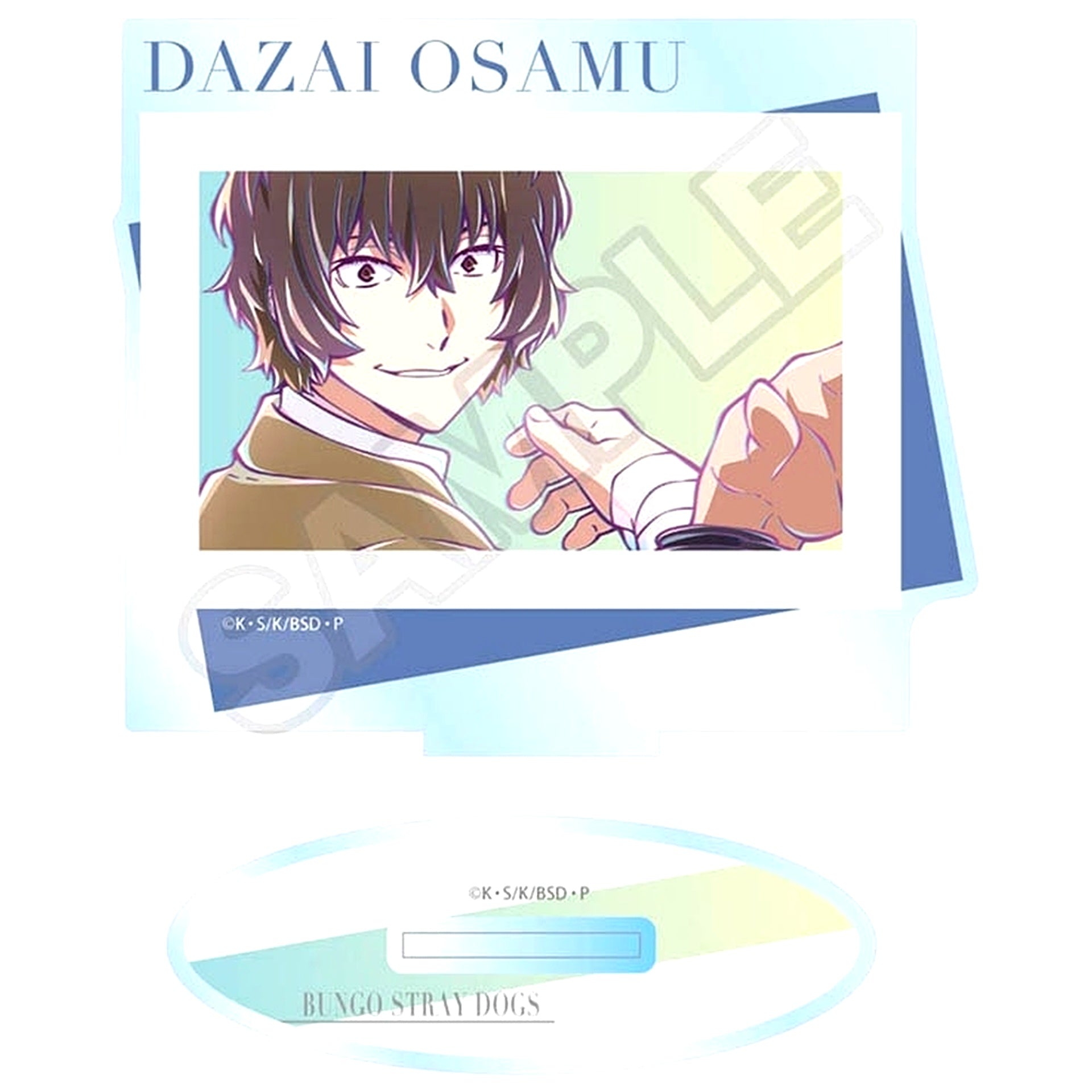 Osamu Dazai Hologram Art Acrylic Stand Bungo Stray Dogs [USED]