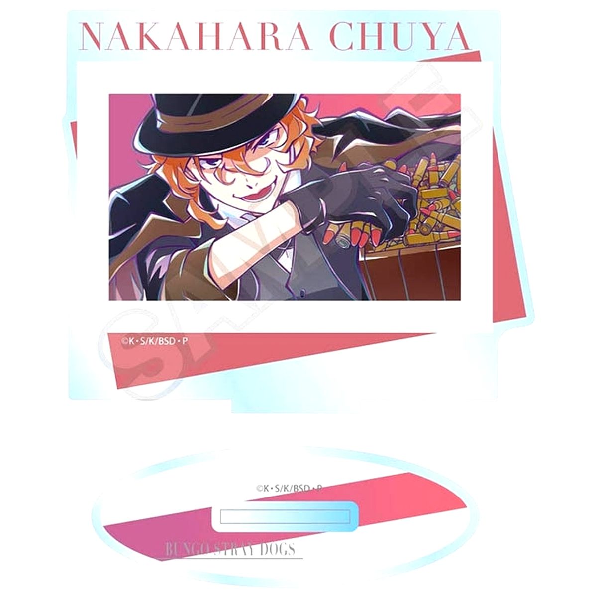 Chuya Nakahara Bungo Stray Dogs Hologram Art Acrylic Stand [USED]