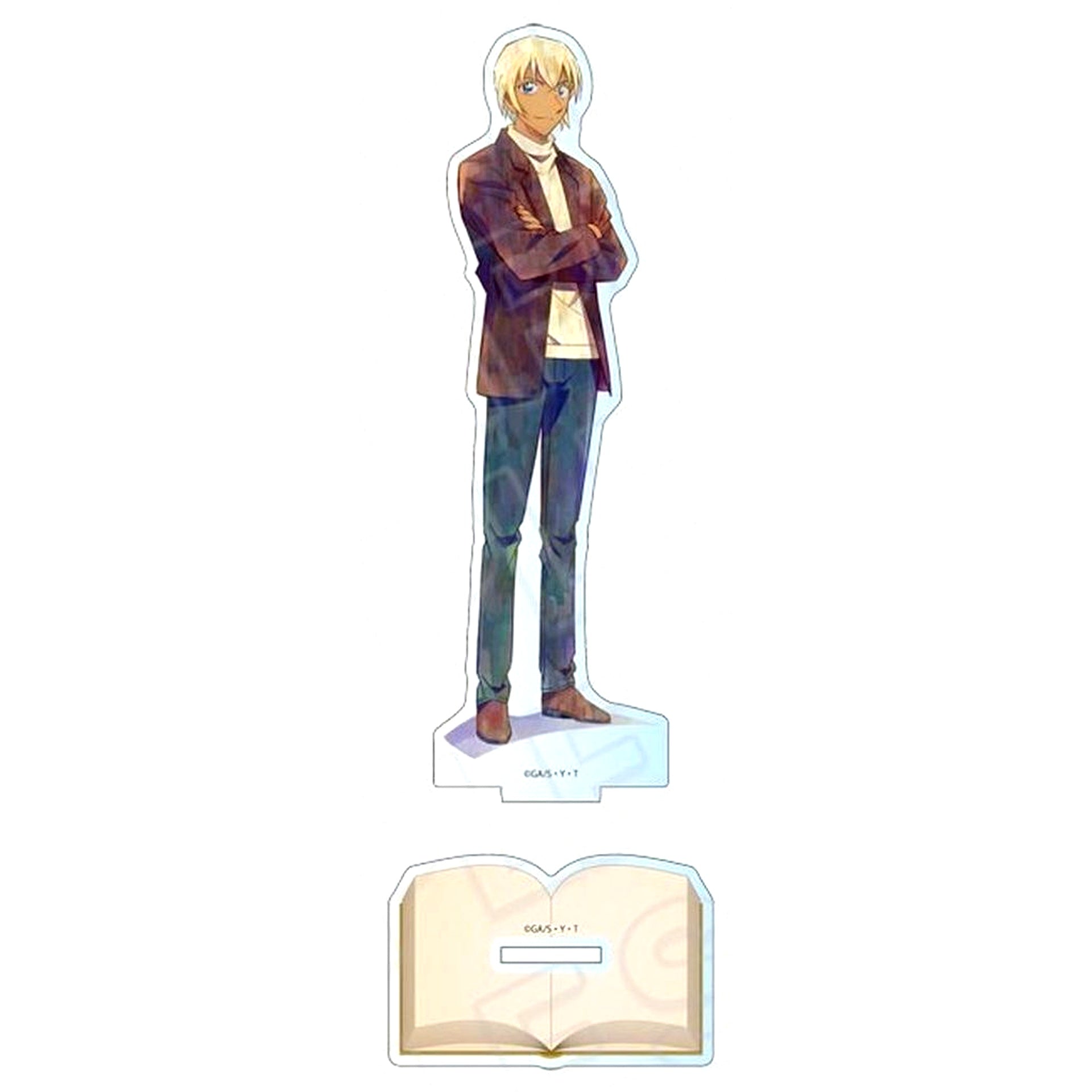 Toru Amuro Hologram Acrylic Figure PALE TONE series vol.6 Detective Conan [USED]