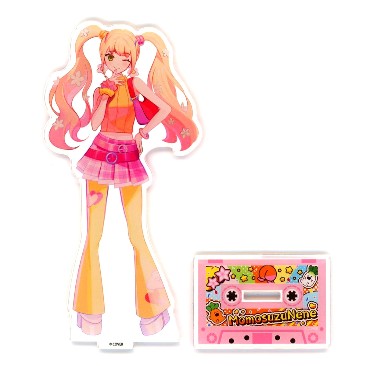 Momosuzu Nene Life-size Acrylic Stand Virtual YouTuber Hololive HoloTuri NePoLaBo POP-UP SHOP CAFE in Tree Village [USED]